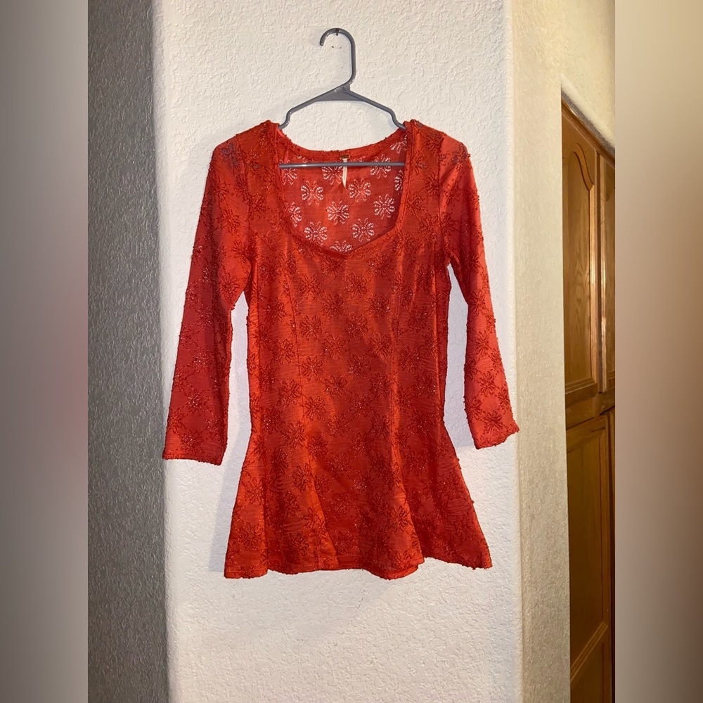S orange dress